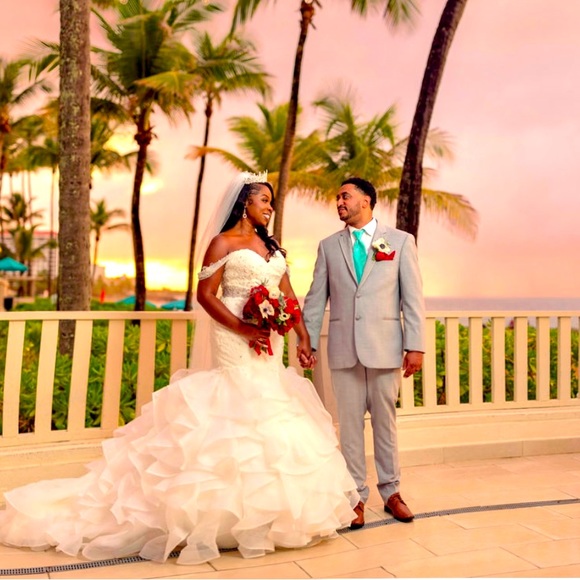 One of a kind custom wedding dress (Ivory color) - Picture 16 of 16